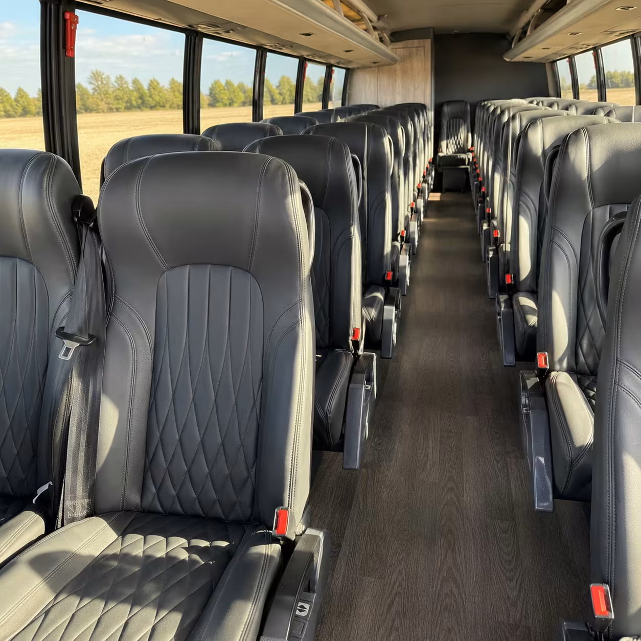 25 passenger minibus interior