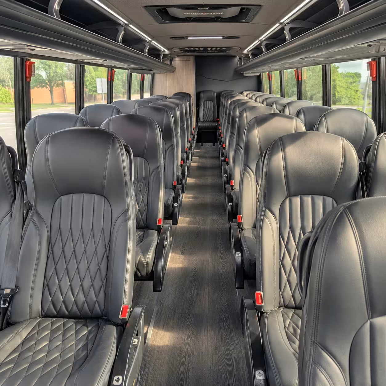 35 passenger minibus interior