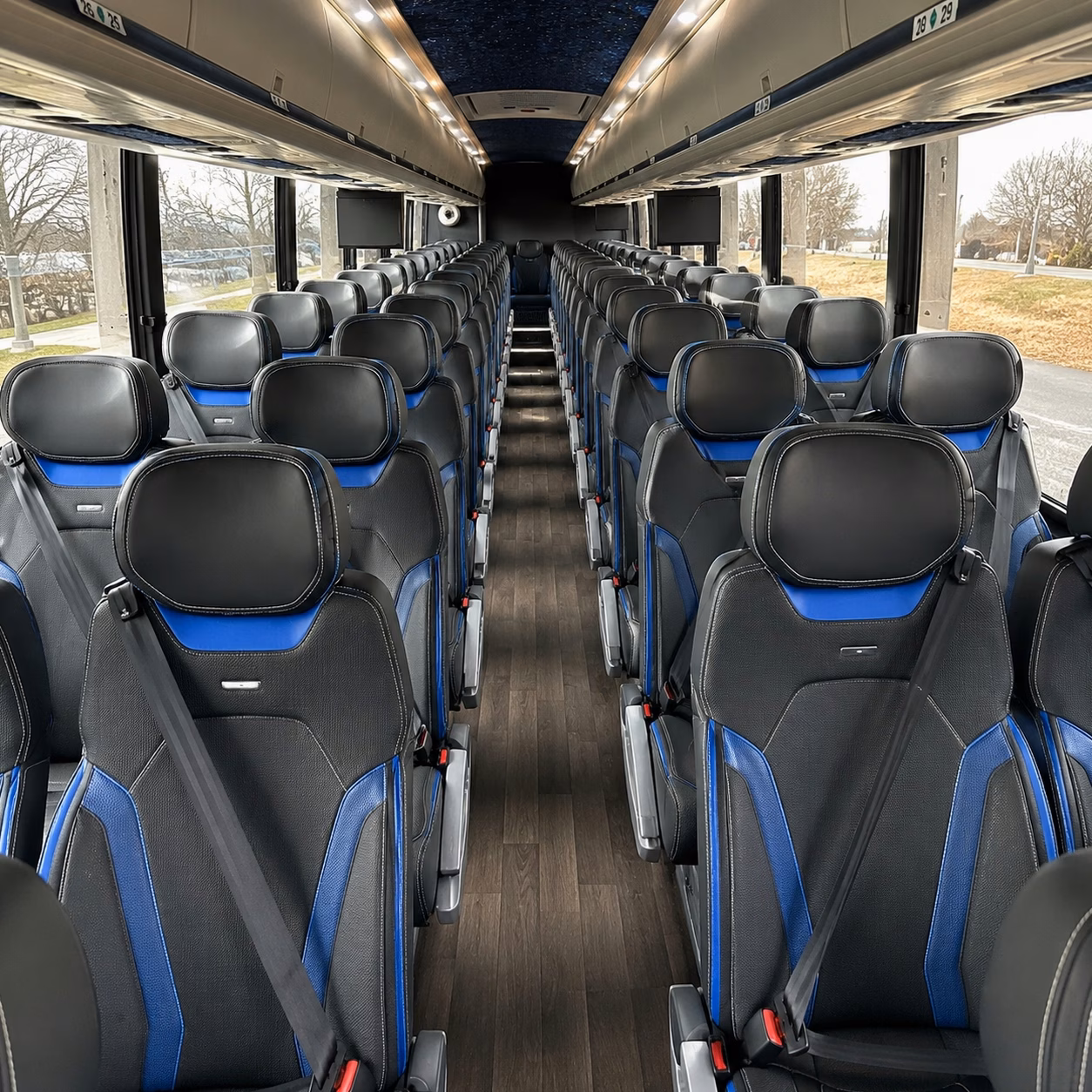 citrus heights charter bus interior