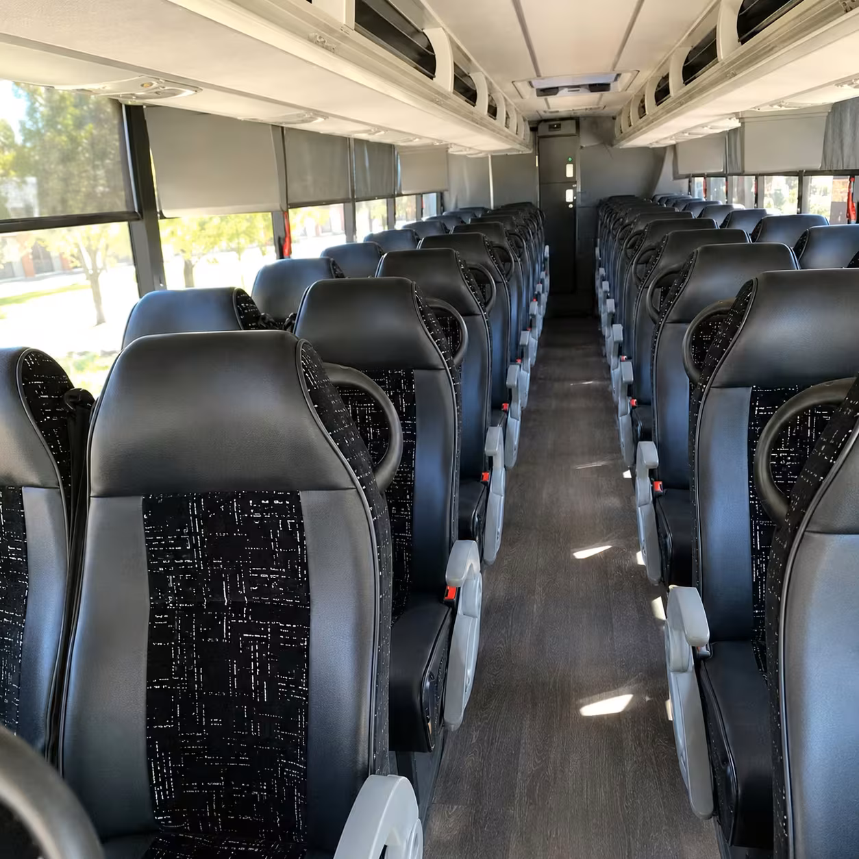 citrus heights charter bus rental interior