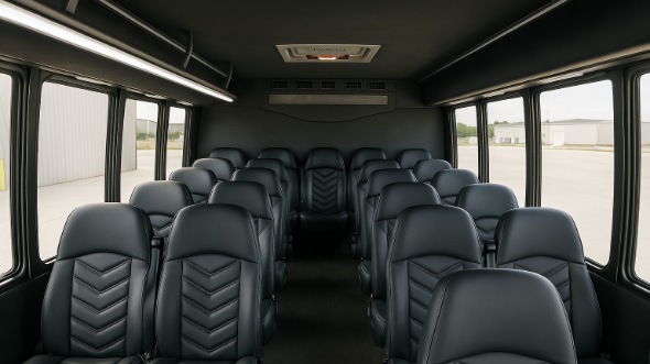 citrus heights 15 passenger minibus inside