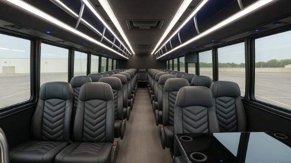 citrus heights 35 passenger minibus inside