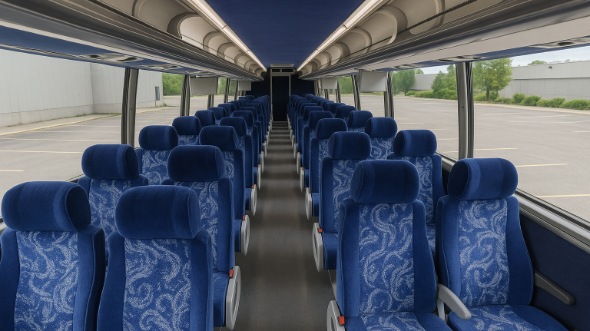 citrus heights 50 passenger charter bus inside