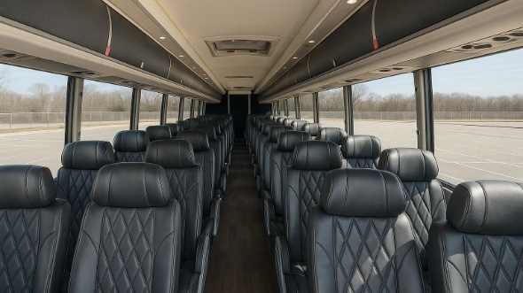 citrus heights 55 passenger charter bus inside