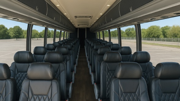 citrus heights 56 passenger charter bus inside