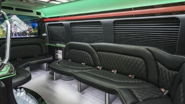 citrus heights sprinter limo rental interior